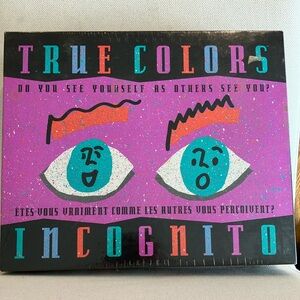True Colors Incognito Board Game 1991. New in box.